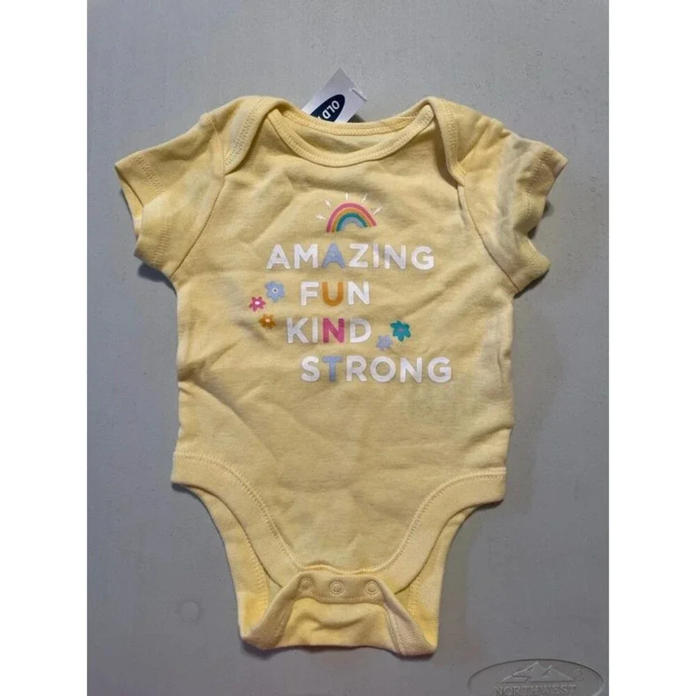 Infant Newborn 0/3 Old navy Amazing Fun Kind Strong one piece